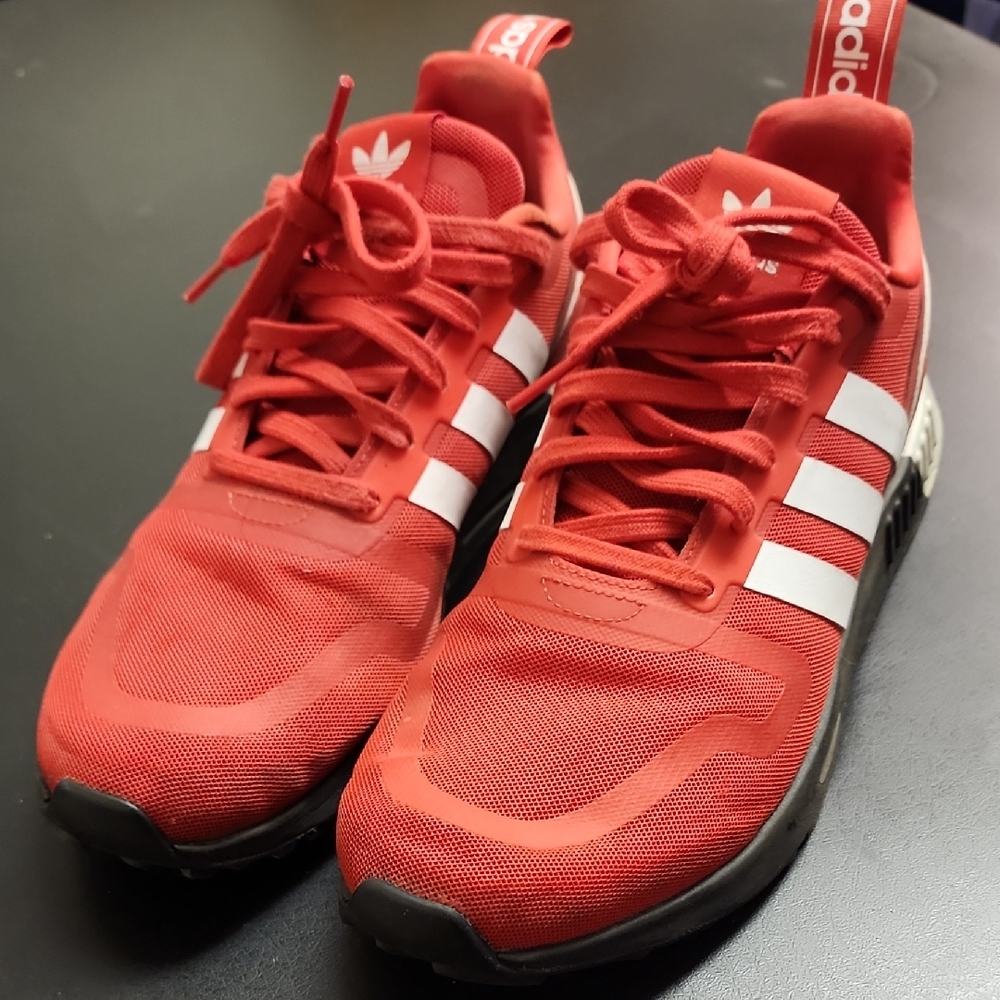 Adidas Red and White Athletic MULTIX 👟